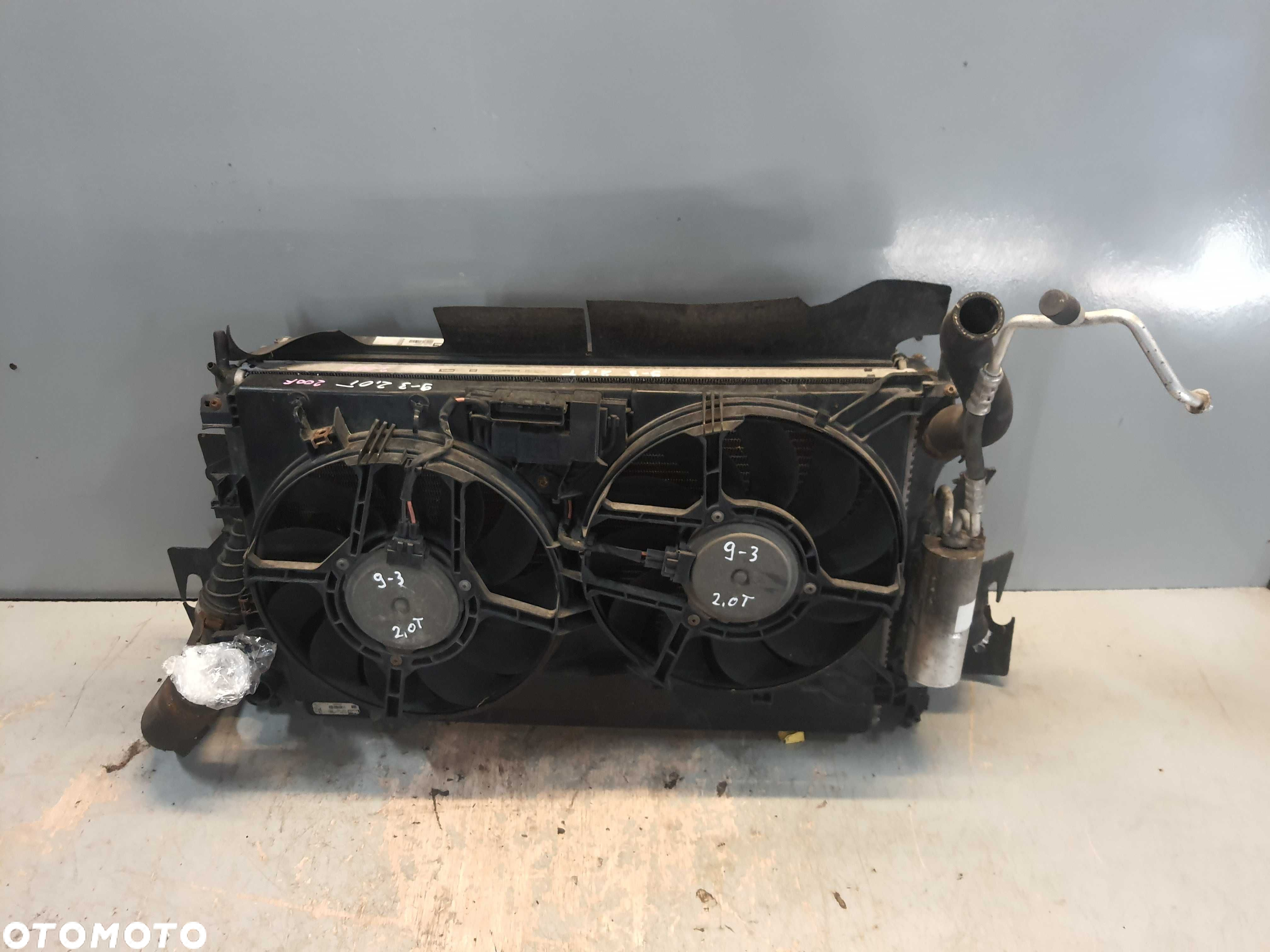 200F Komplet chłodnic Manual Wentylator Saab 9-3 II 2.0T - 6