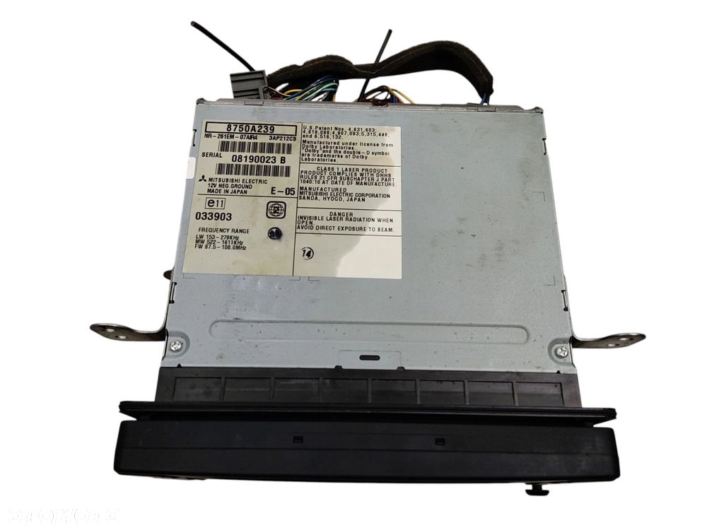RADIO MITSUBISHI OUTLANDER II LIFT (2010-2012) 2.2 DI-D 156KM 8750A239 - 3