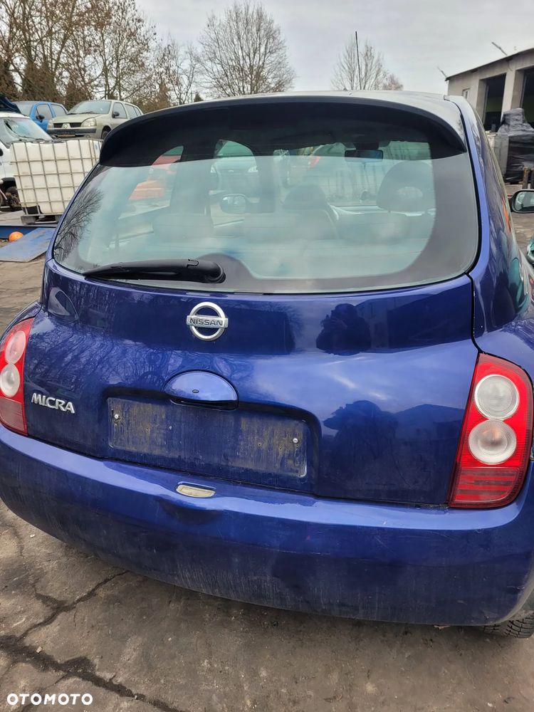 Części- Nissan Micra  Pojemność: 1386  Moc: 65kW  Rok: 2003  Benzyna - 3