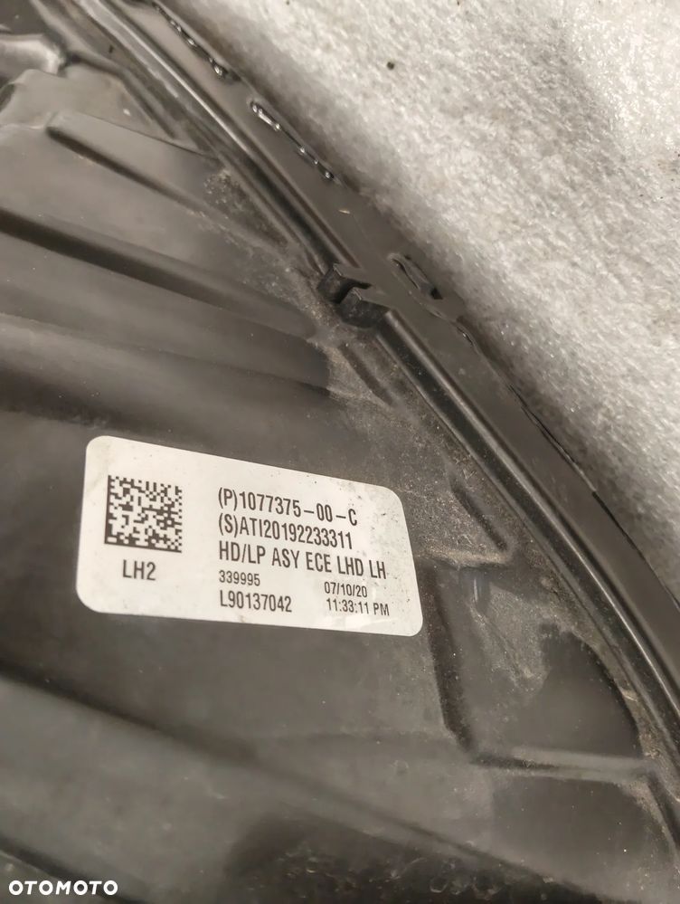Tesla Model 3 Y FULL LED PRZÓD STRONA LEWA LAMPA PRZEDNIA 107737500c - 6