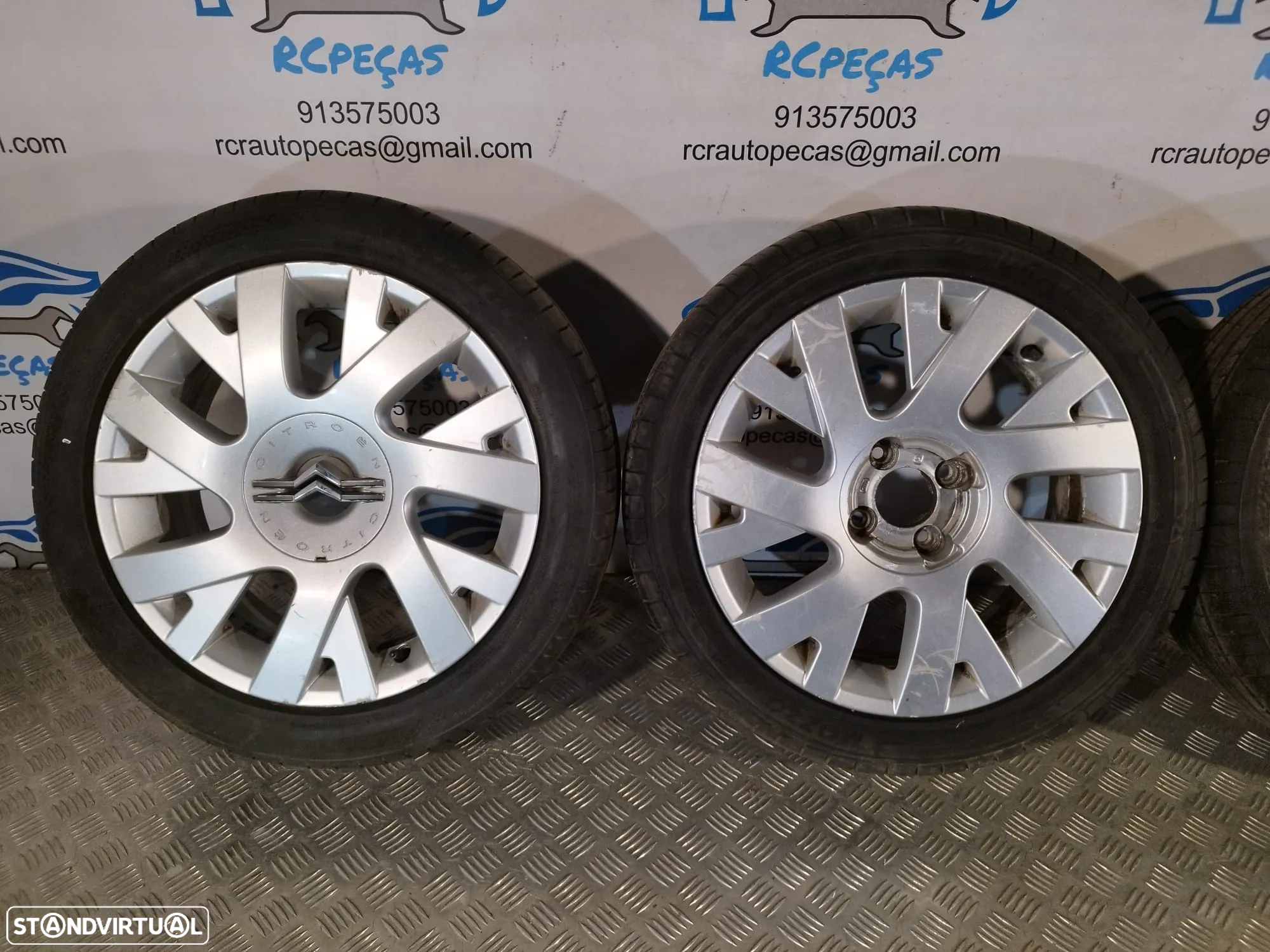 Conjunto Jantes 17 Originais Resolfen Citroen 6.5J ET28 4X108 9682258880 - 3