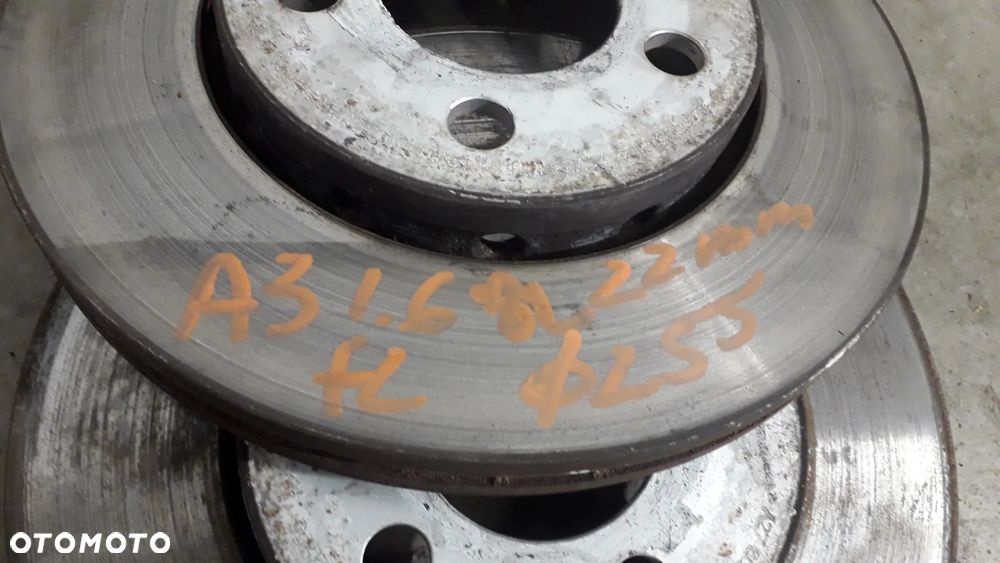 tarcze klocki hamulcowe przód 256mm textar  A3 8L 1.6 lift - 3