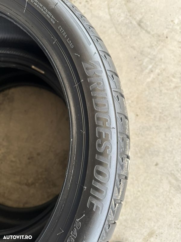 vând 2 anvelope 245/40/19 bridgestone de vară noi - 6