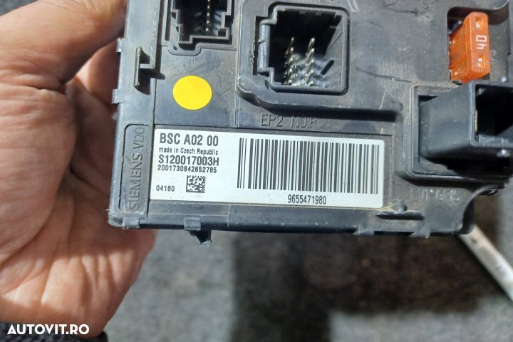 Panou sigurante si relee S120017003H 9655471980 Modul confort  MX1253 - 4