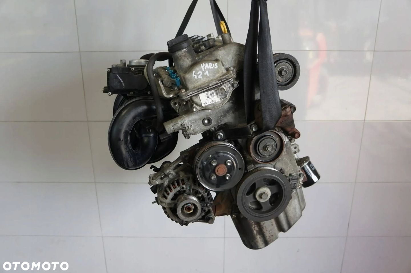 SILNIK KOMPLETNY BLOK GŁOWCIA 1.3 VVTI TOYOTA YARIS II 2SZ-FE 2S-P72L - 2