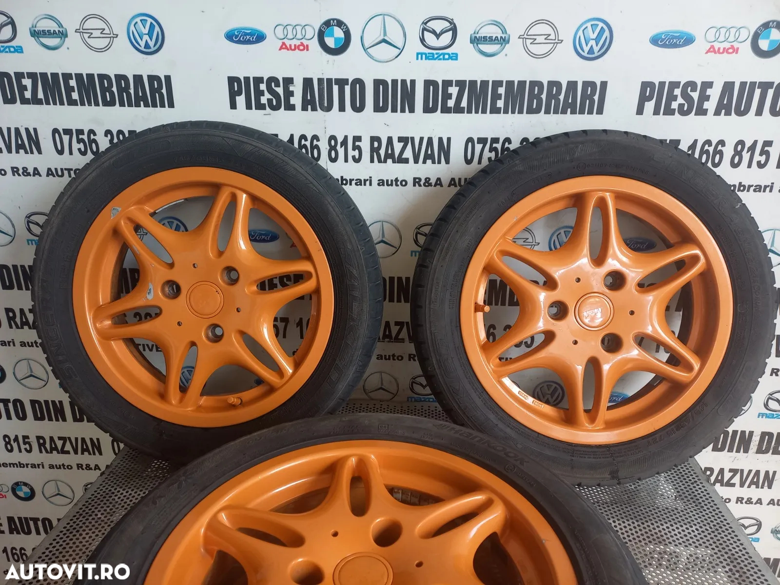 Jante Janta Aluminiu Fata/Spate Smart Fortwo 175/55R15 Si 145/65R15 - 5