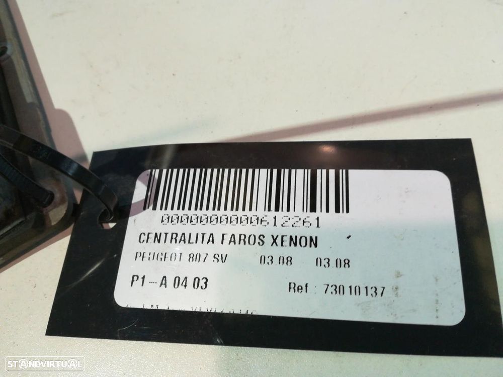 CENTRALINA FARÓIS XENON PEUGEOT 807 2003 -73010137 - 2
