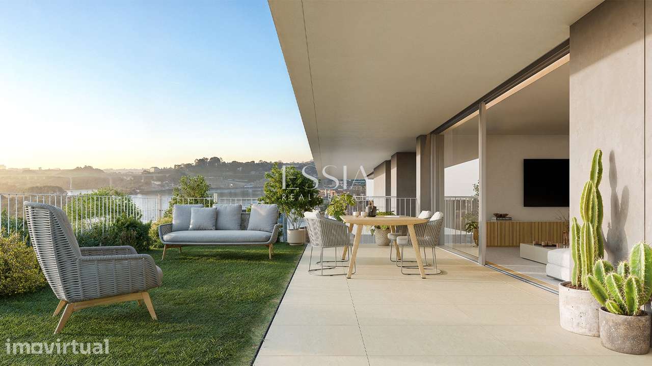 T2 Varanda e Jardim Privativo Vistas Rio Douro | Zona Freixo - Porto - Grande imagem: 2/27