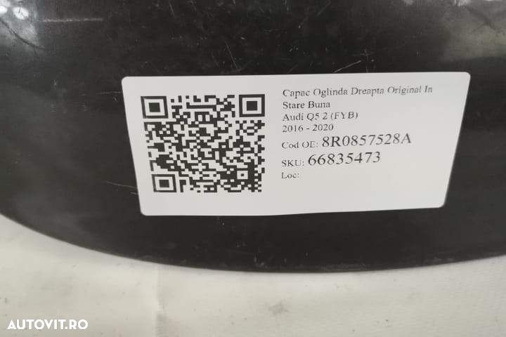 Capac Oglinda Dreapta Original In Stare Buna Audi Q5 2 2016 2017 2018 - 5