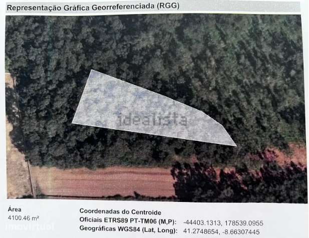 Terreno com potencial construtivo de 4100m² em Vilar de Pinheiro - Grande imagem: 5/6