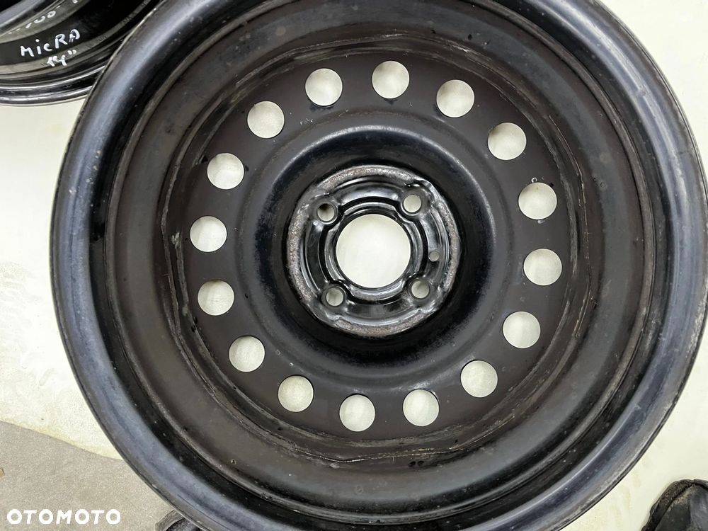 Felgi stalowe Nissan Micra III K12 03-10r. 5jx14 4x100 ET45 CH60 14 cali ORYGINALNE KOMPLET 40300ax6 - 22