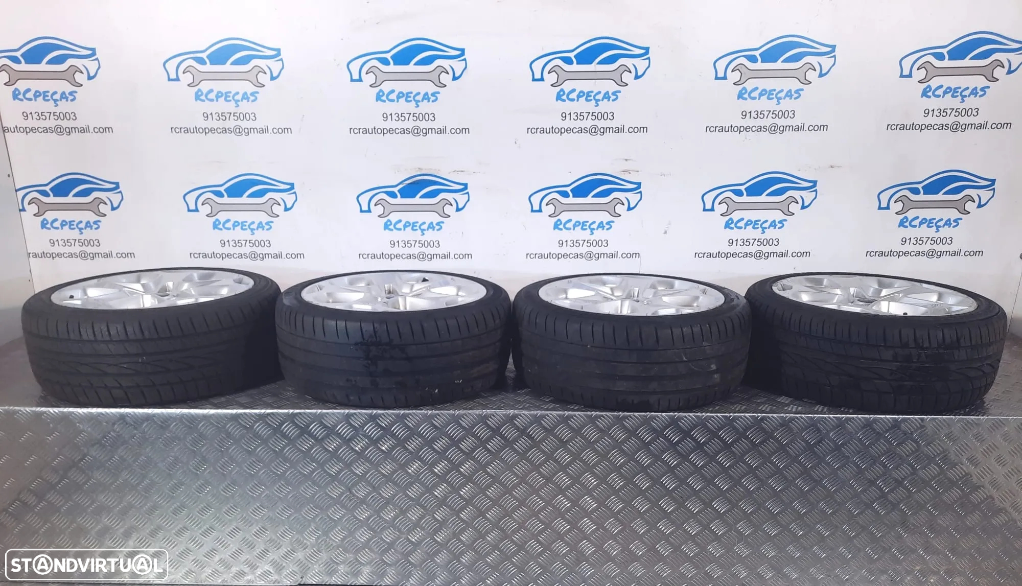 JANTES 18 ORIGINAIS FORD MONDEO IV 4 MK4 TITANIUM R18 8Jx18H2 ET 55 5X108 FOCUS VOLVO - 6
