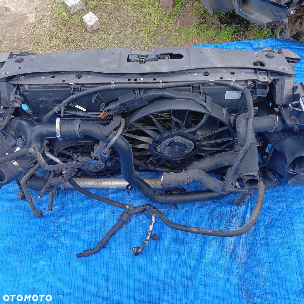 PAS PRZEDNI WZMOCNIENIE CZOŁOWE PAS CHŁODNICE WENTYLATORY VW TOUAREG 3.0 TDI KOMPLET - 10