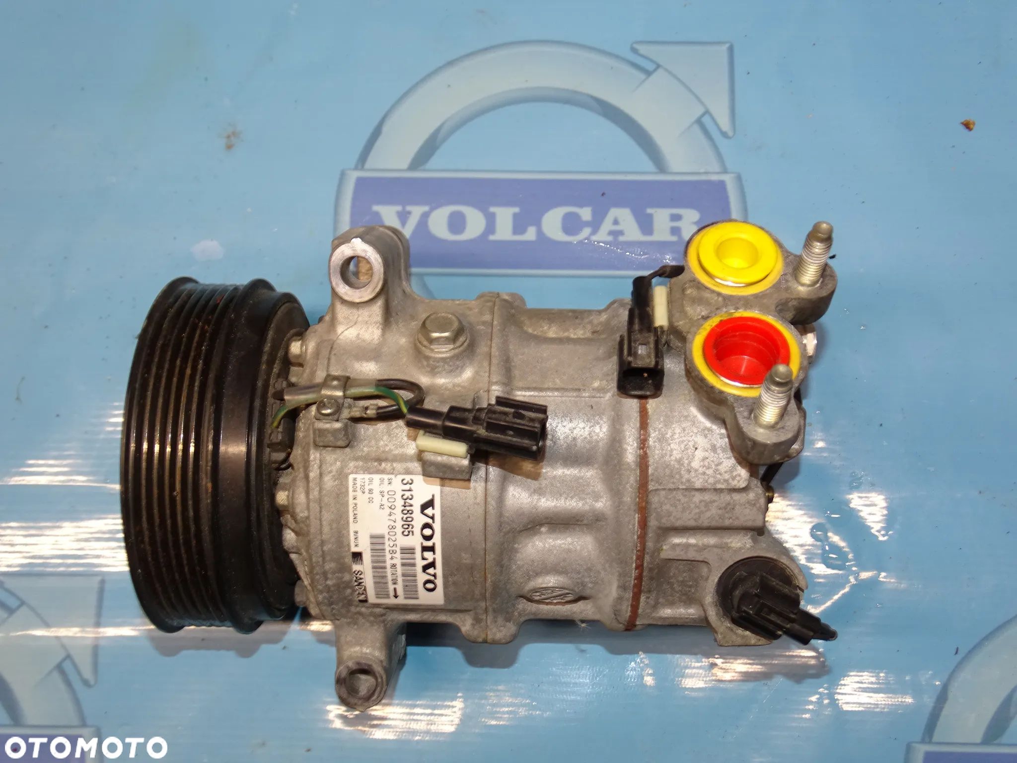 KOMPRESOR KLIMATYZACJI VOLVO V40 II 2,0D ORYGINAŁ 31348965 - 1