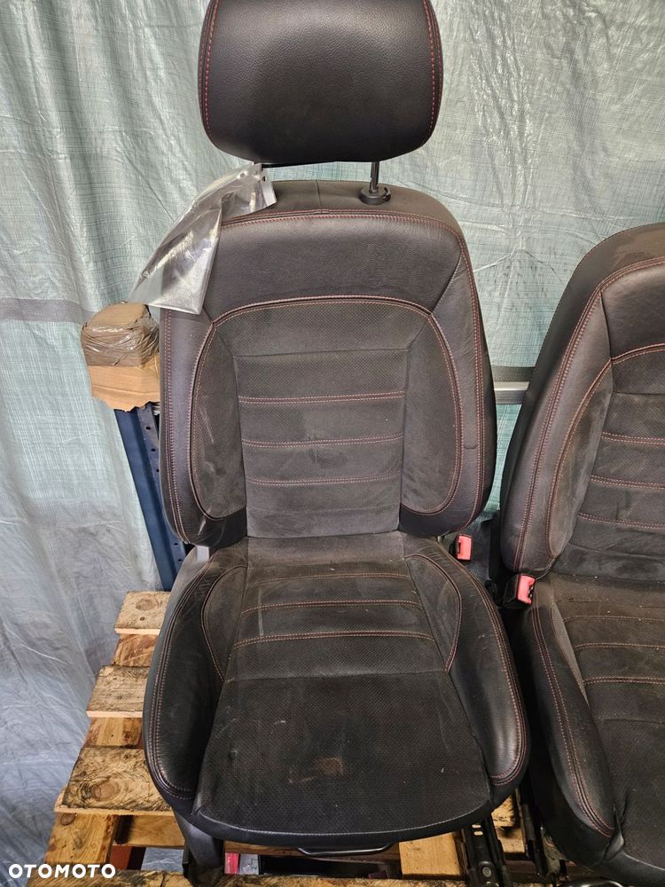 fotele komplet kanapa półskóra ford mondeo mk4 - 2