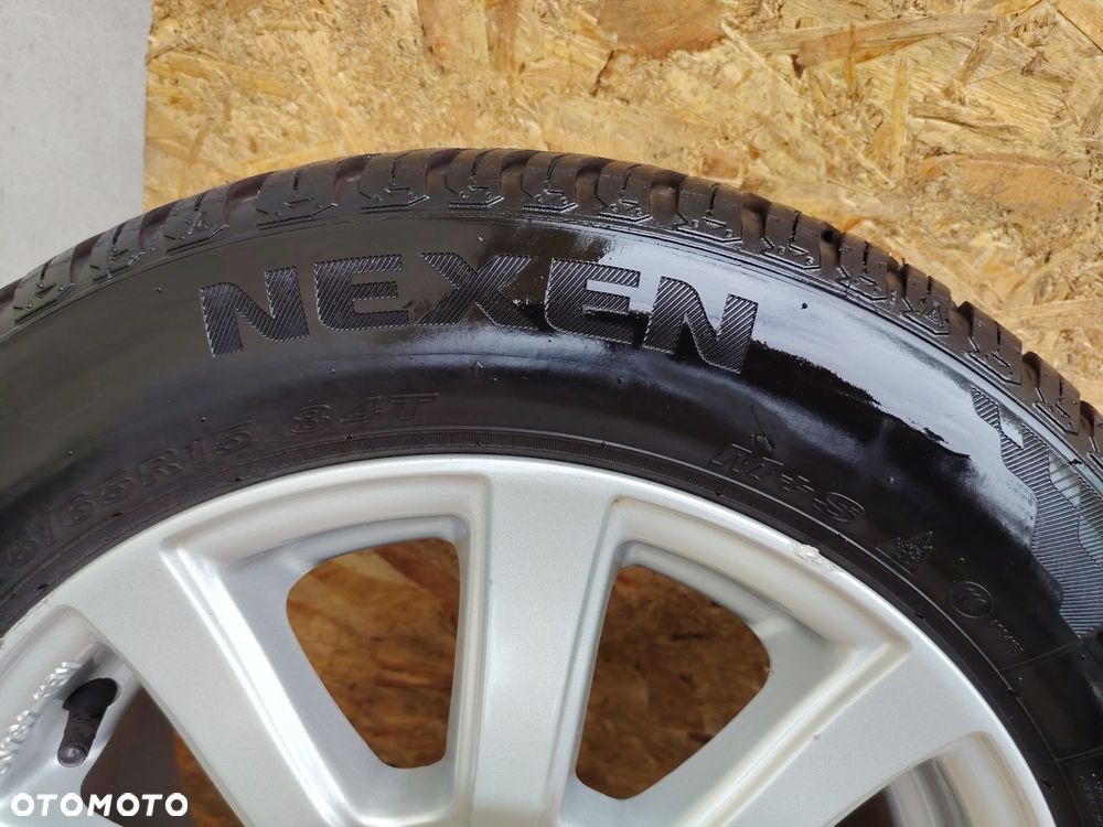 FIAT GP EVO 4X100 6JX15 fi56,6mm FELGI ALU KOMPLET X4 NEXEN 175/65R 5 - 7