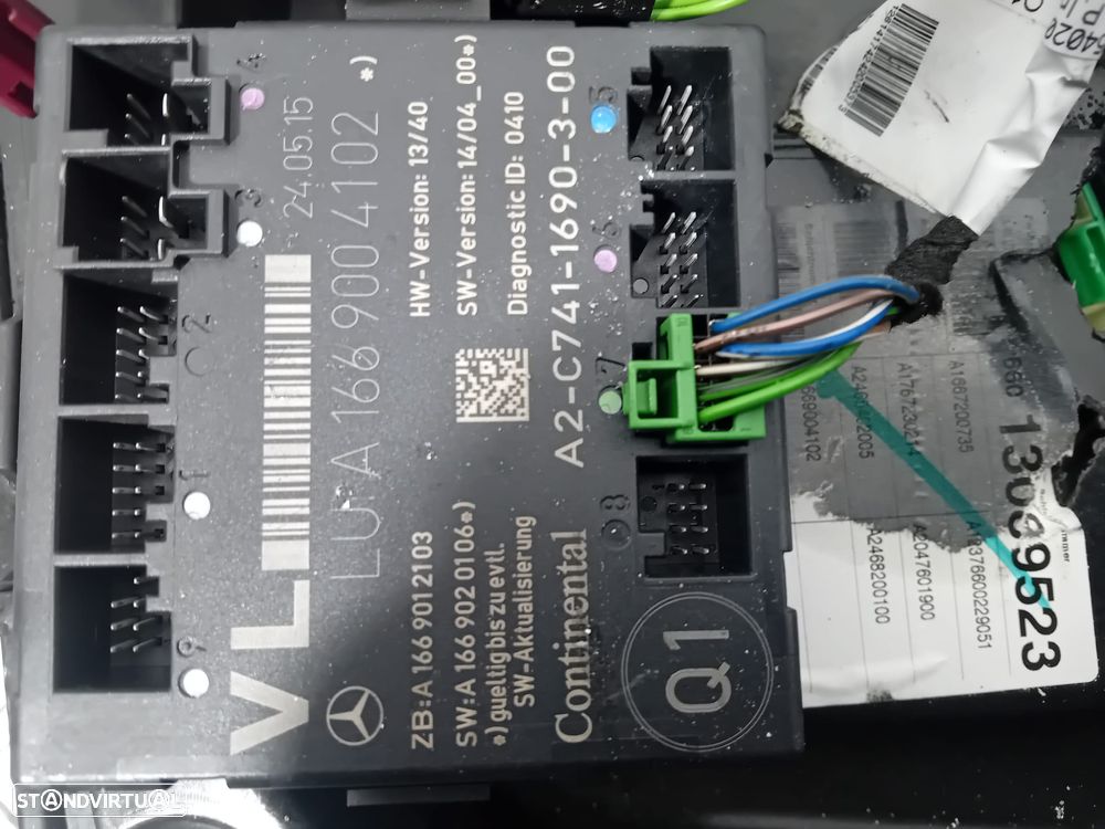 Elevador de Vidro Porta Frente Esquerdo Mercedes Class A W176 A1669004102 A2C7411690300 Original - 3