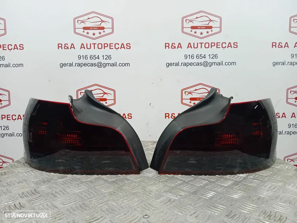 Farolins Trás Traseiro Esquerdo Direito Bmw Série 1 E82 E88 Pré LCI Escurecidos Originais - 10