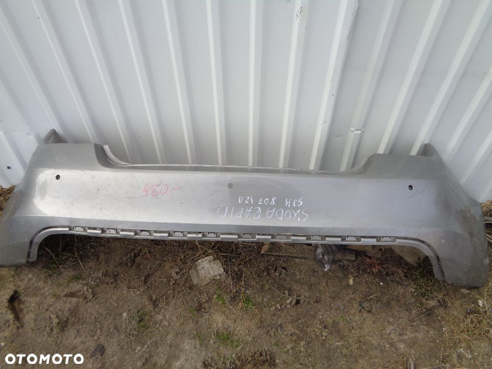 SKODA RAPID LIFTBACK SEDAN ZDERZAK TYŁ TYLNY - 1