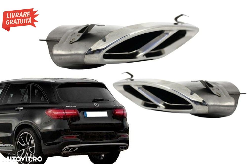 Ornamente de evacuare Mercedes GLC 45 X253 C253 GLE SUV W166 Coupe C292 450 C-Clas- livrare gratuita - 1