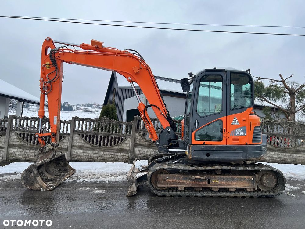Doosan DX85R-3 * Koparka Gąsienicowa Doosan DX 85 * 8 Ton * Zerowy Obrys * Stan Bardzo Dobry * Midi Koparka * Klimatyzacja *