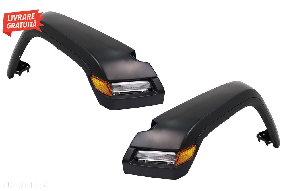 Extensii Aripi Fata Jeep Wrangler JL (2018-2024) Semnal Dinamic- livrare gratuita - 1