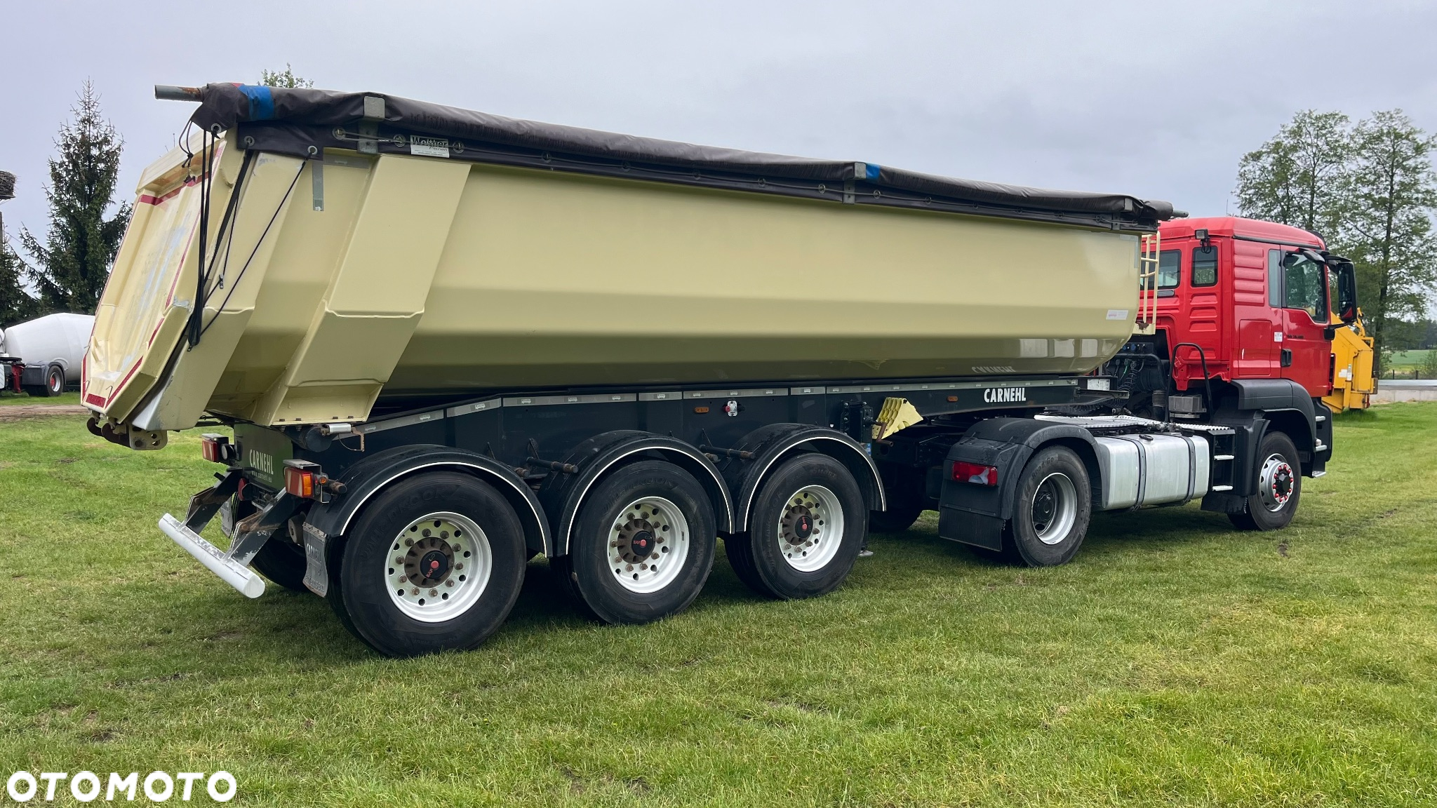 Carnehl Naczepa Wywrotka, 4750 kg!! 3 Osie , Aluminiowa , Oś SAF , Aluminiowe felgi - 10