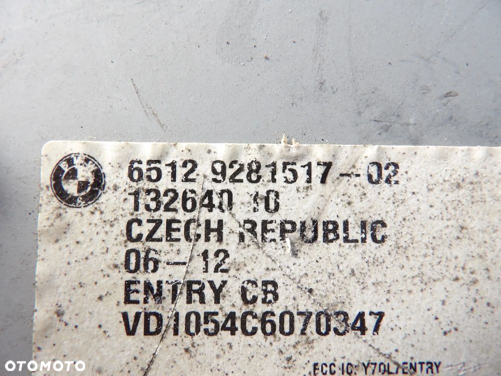 BMW - F20,F30 - RADIOODTWARZACZ CD - ORYGINAŁ - 9281517 - 3