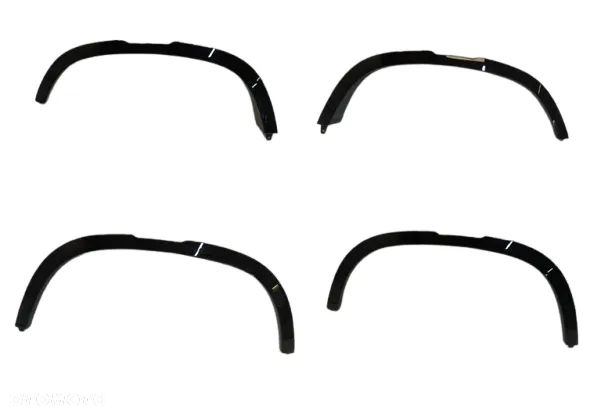 LAND ROVER DEFENDER II L663 NAKŁADKA LISTWA BŁOTNIKA LEWA PRAWA PRZÓD PRZEDNIA TYŁ TYLNA EU + ZACZEPY MOCOWANIE NOWY ORYGINAŁ