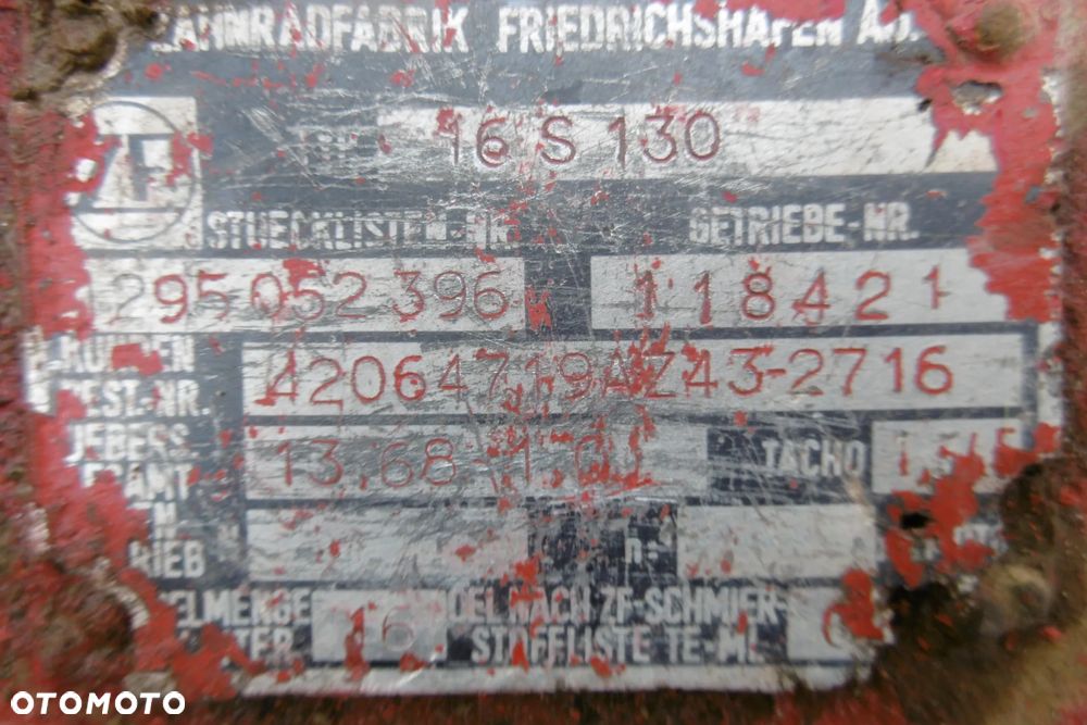 Skrzynia biegów Iveco Magirus 16S130 6x4 4x4 - 3