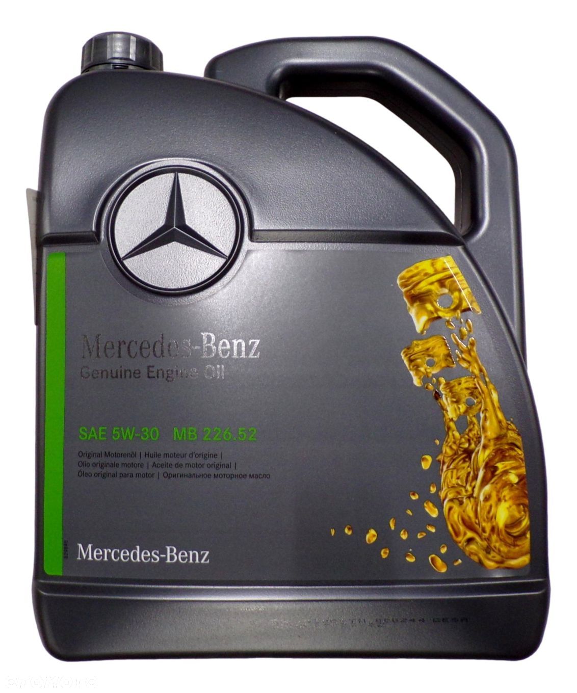 MERCEDES Olej silnikowy 226.52 5W30 5 Litr - 1