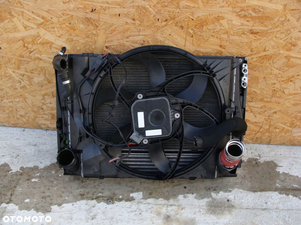 chłodnice wentylator komplet bmw x1 e84 2.0 d !! - 4