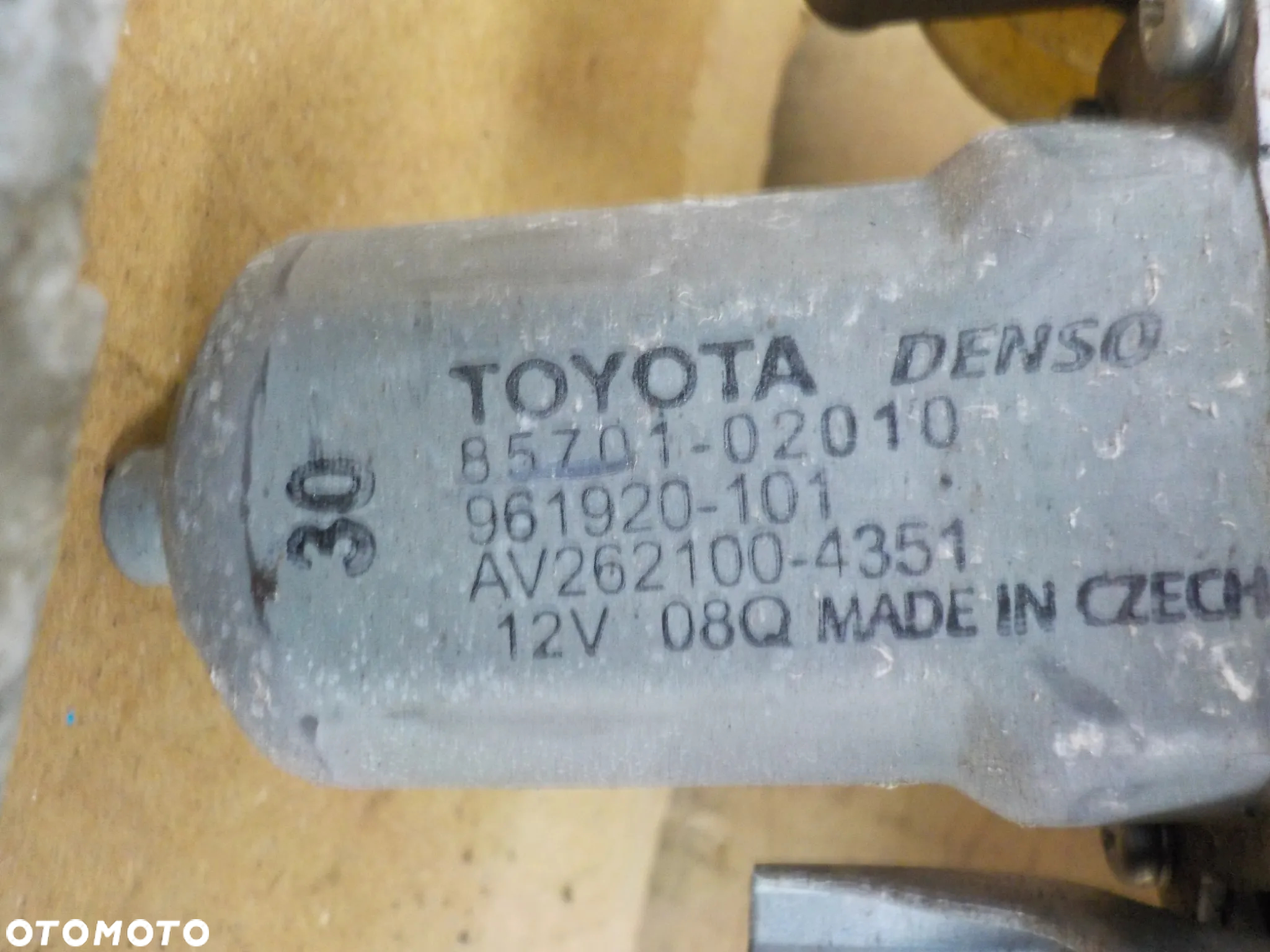 TOYOTA AURIS II PODNOŚNIK MECHANIZM SZYBY PRAWY PRZÓD - 4