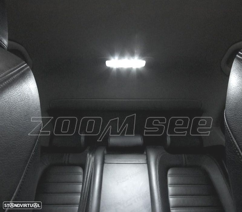 KIT COMPLETO 13 LAMPADAS LED INTERIOR PARA VOLKSWAGEN VW PASSAT B6 06-11 - 4
