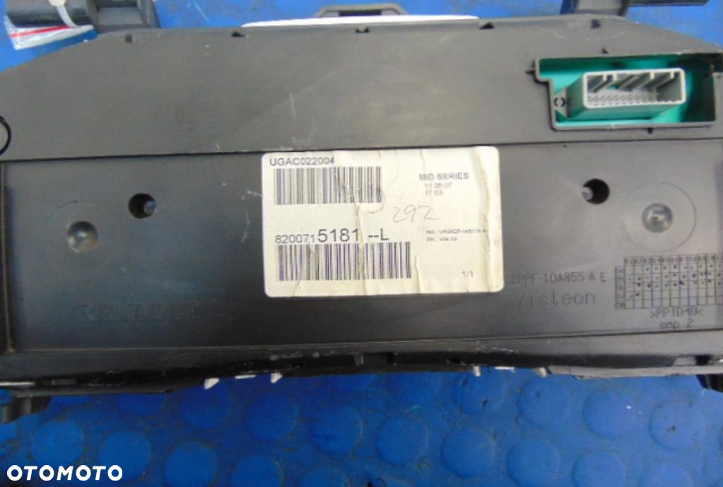 RENAULT CLIO III 1.2 16V LICZNIK 8200715181 - 4