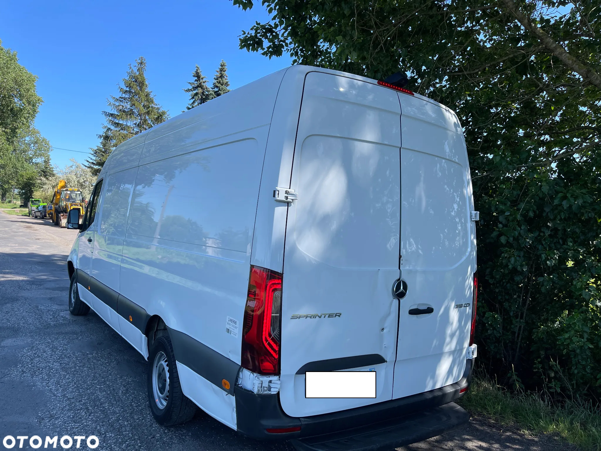 Mercedes-Benz Sprinter W907 MAXI MAX DŁUGI 316 CDI 2.2 CDI 163 KM Navi Tablet Klima Kamera cofania LED - 38
