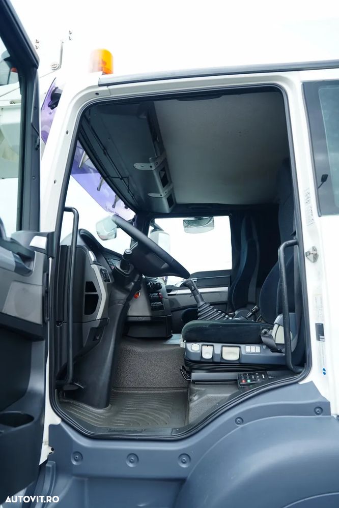 MAN TGS 26.400 / Platformă de lucru aeriană / 6x4 / PALFINGER WT 530 / ÎNĂLȚIME DE LUCRU 53 M / / CAPACITATE DE RIDICARE 600 KG - 5 PERSOANE / MANUALĂ - 27