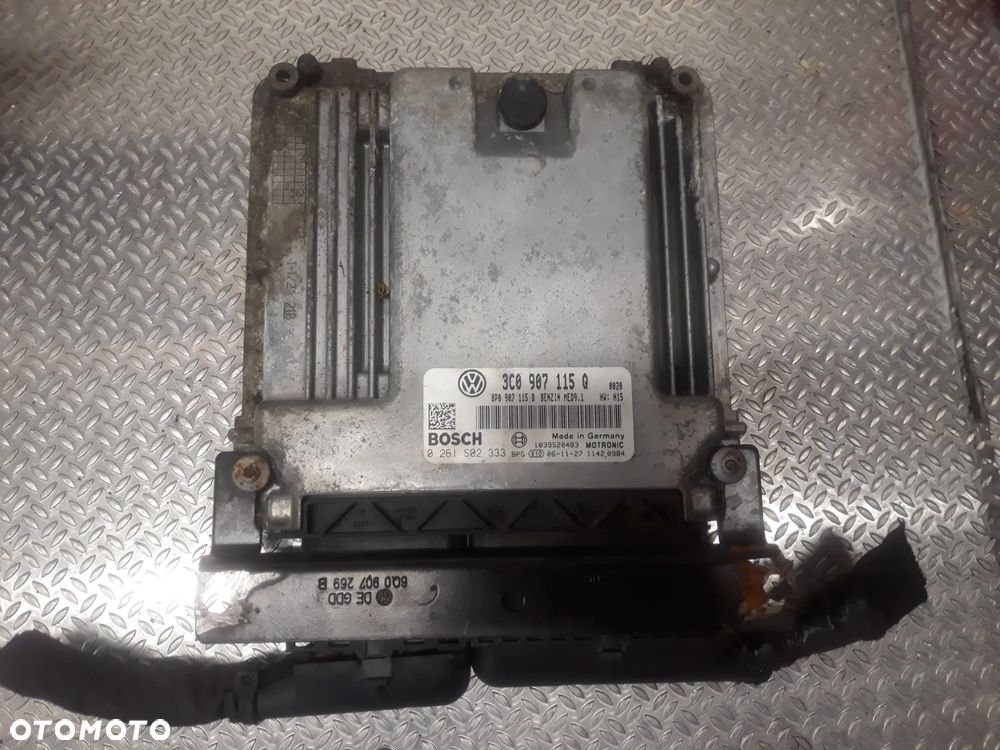 ZESTAW STARTOWY VOLKSWAGEN PASSAT B6 2,0 TFSI  STEROWNIK 3C0907115Q  0261S02333 - 2