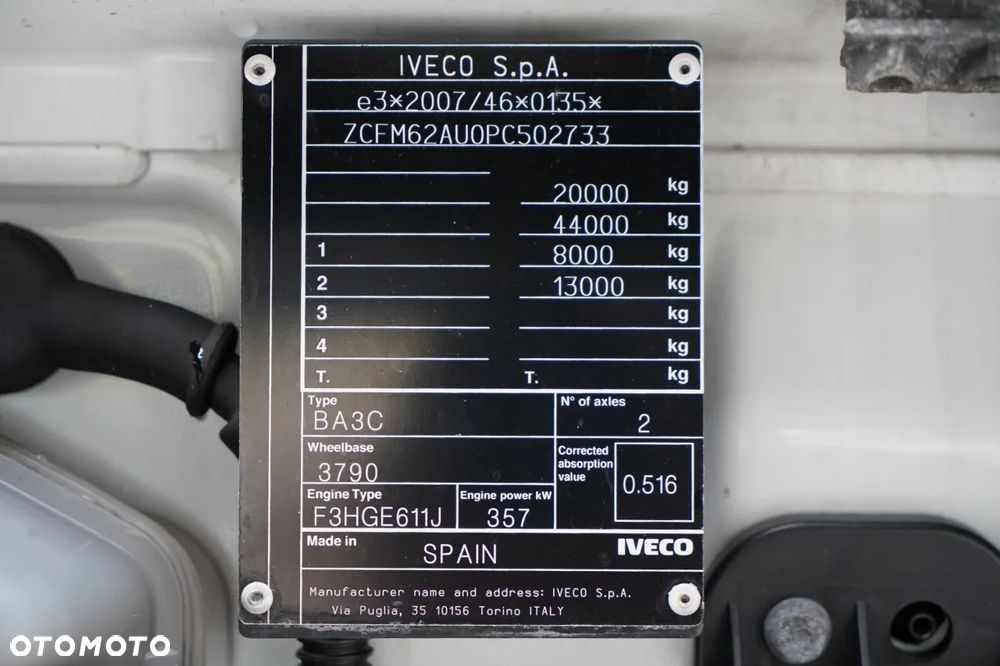 Iveco S-WAY / 490 / RETARDER / KLIMA POSTOJOWA / EURO 6 - 34