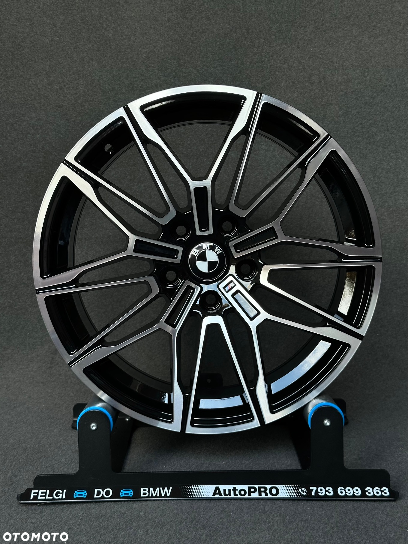 NOWE Felgi do BMW 18” Carbonado Czarny połysk  z polerowanym frontem M pakiet - 6