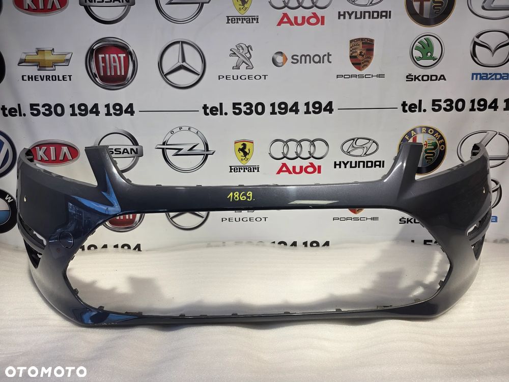 FORD MONDEO MK4 LIFT 10- ŁADNY ZDERZAK PRZEDNI PRZÓD NA 4xPDC KOLOR SZARY METLIK NR BS71-17757-A , NR AUKCJI NZ1869 - 1