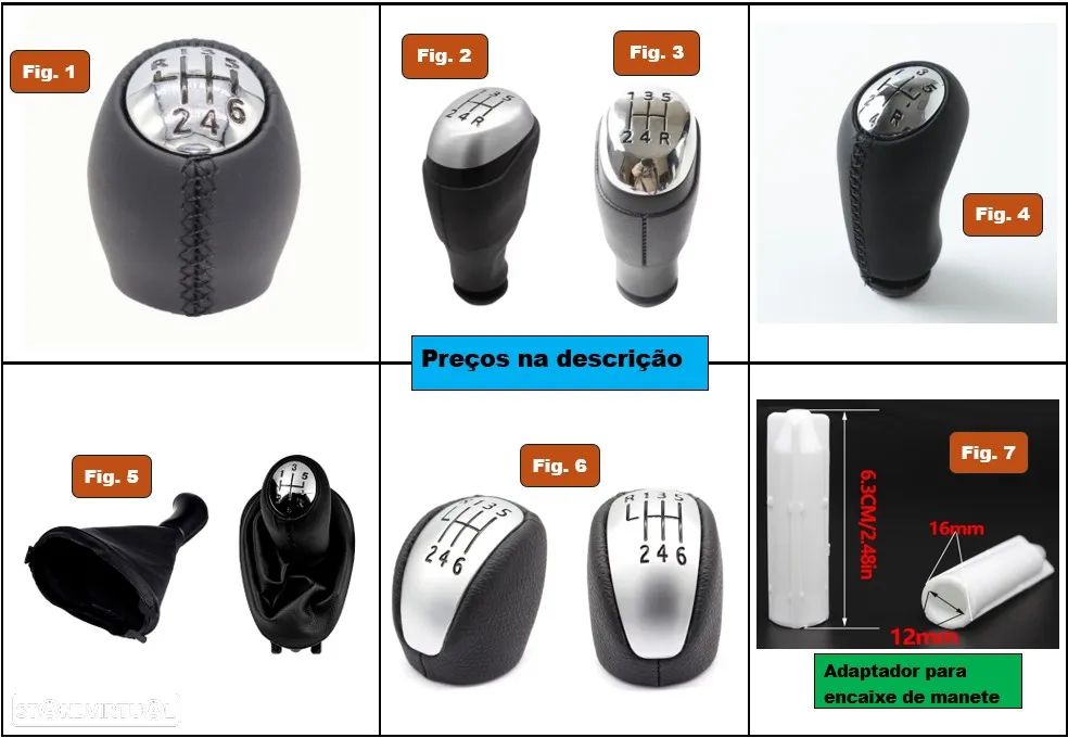 Manete Moca caixa velocidades Renault Opel Nissan Dacia - 1