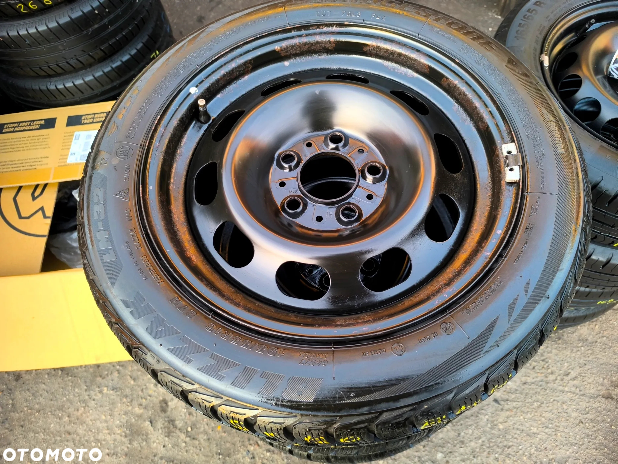 5x120 Felgi Stalowe Stal 16 Koła Zimowe Zima BMW 1 SERIA E81 E87 F20 F21 3 E36 E46 Z3 7,5mm Legnica ALU-RAD 195/55 - 3