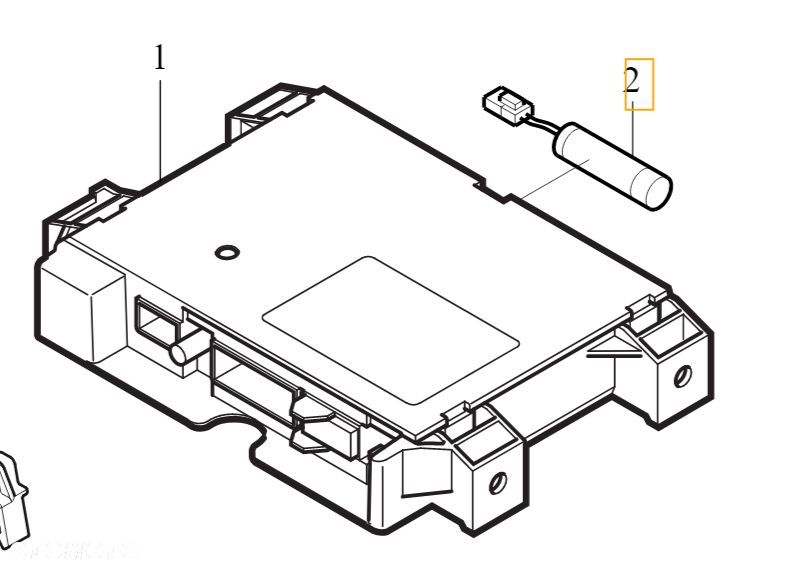 VOLVO C30 C70 S40 V50 XC90 bateria On Call VOC OE 30782872 - 1