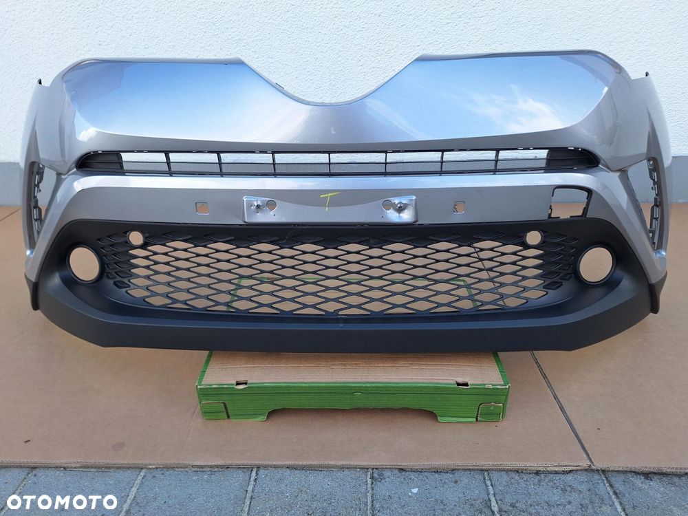 TOYOTA C-HR CHR 16- 17- B.ŁADNY ZDERZAK PRZÓD PRZEDNI+KRATKA ORYG. TOYOTA 52119-F4010 WYSYŁKA 24h - 1