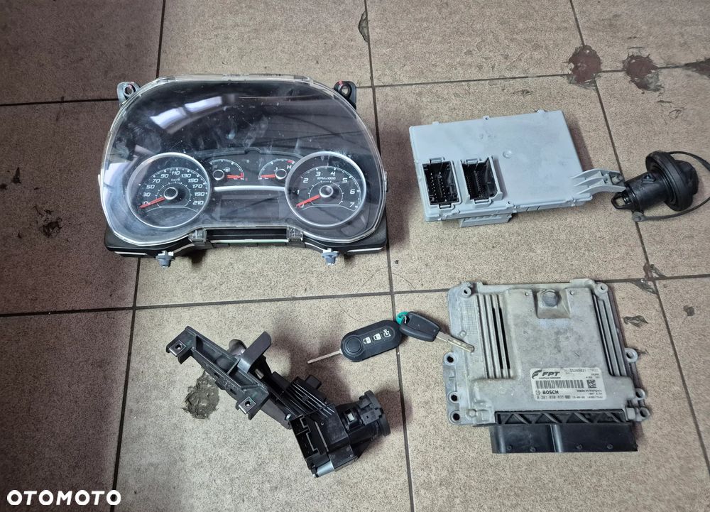 ZESTZW STARTOWY KOMPUTER BSI STACYJKA LICZNIK OPEL COMBO D FIAT DOBLO II 2.0 MJ 10-22r. - 1