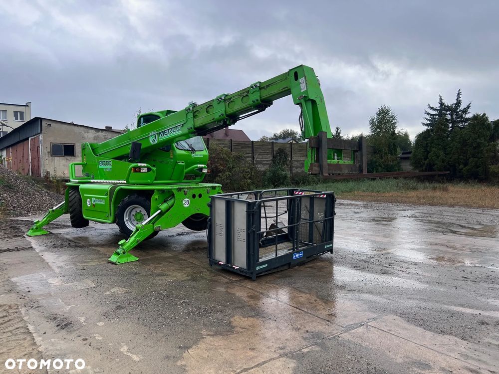 Merlo ROTO 40.18S 3500MTH CERTYFIKAT CE ZESTAW KOSZ WIDŁY PILOT DŹWIG - 7