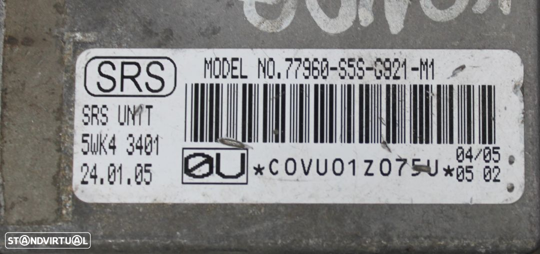 Centralina de Airbag Honda Civic de 2005 - 2