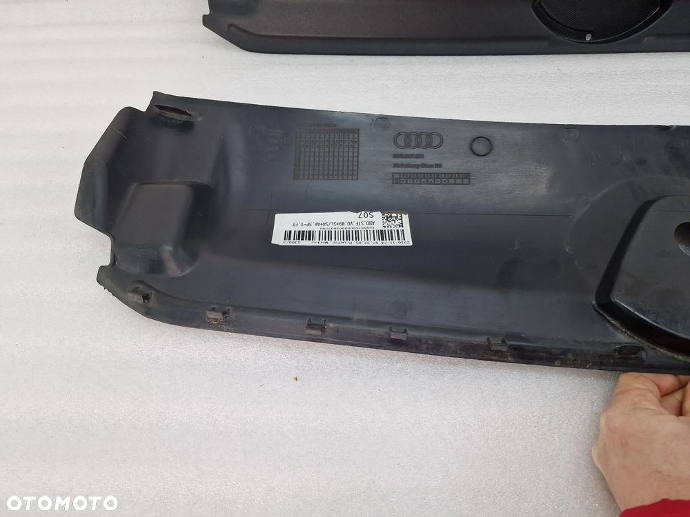 AUDI A4 B9 8W0 14- , LIFT 18- OSŁONA / NAKŁADKA PASA PRZEDNIEGO PRZÓD , NR 8W0807081 , 8W0807081F , NR AUKCJI OP80 - 21