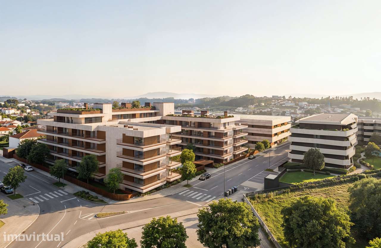 Apartamento T1+1 com varanda e 1 lg garagem | Piscina na cobertura - Grande imagem: 4/20